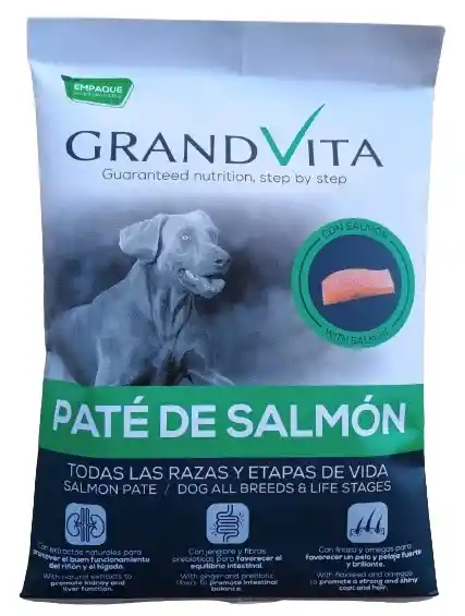 Grand Vita Comida Humeda Para Todas Las Etapas De Vida Con Salmon*100