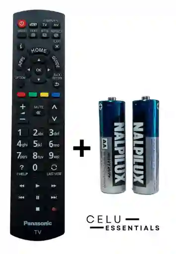 Control Remoto Tv Panasonic Universal Genérico Con Pilas