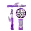 Vibrador Recargable Doble Estimulación Punto G Mariposa 360 Grados Jack Butterfly Recargable + Lubricante Gelx Neutro X 100 Ml