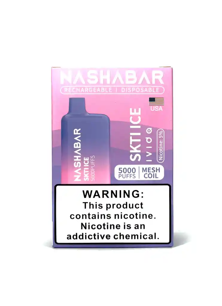 Nasha Bar Vape Desechable 5000puffs Skti Ice