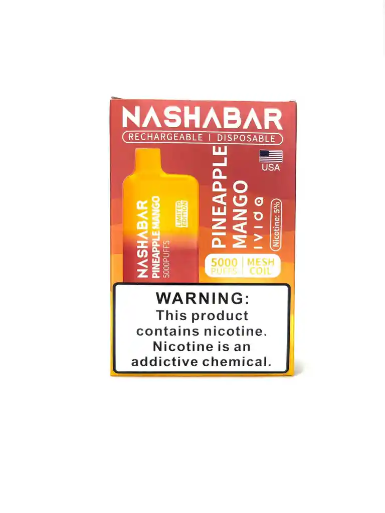 Nasha Bar Vape Desechable 5000puffs Pineapple Mango