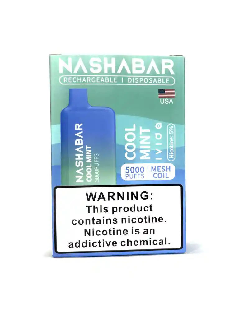 Nasha Bar Vape Desechable 5000puffs Cool Mint