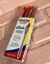 Lapicero Semigel Rojo Offi-esco Retractil Cajax12