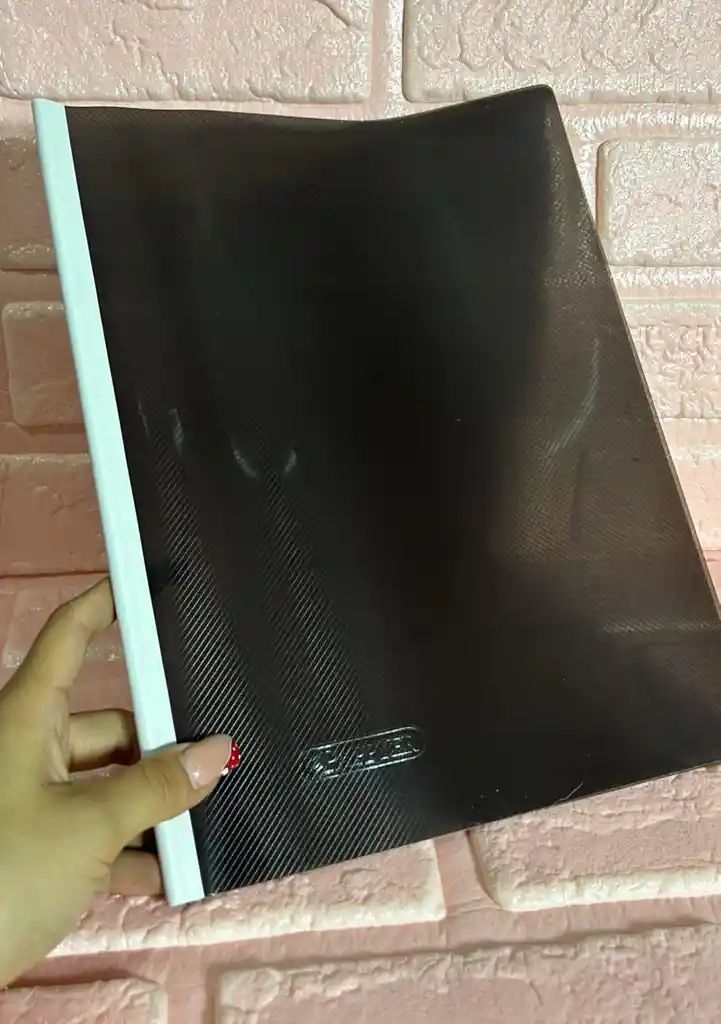 Carpeta Bisel Carta Negra