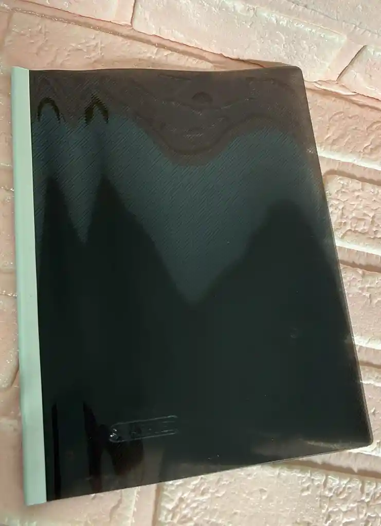 Carpeta Bisel Carta Negra