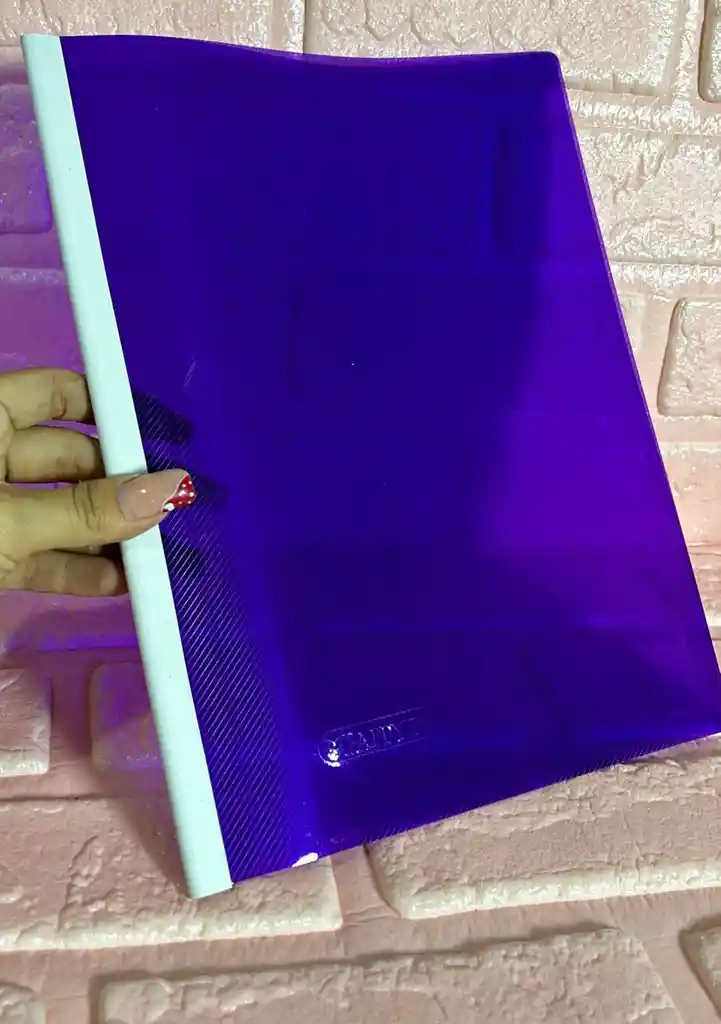 Carpeta Bisel Carta Morada