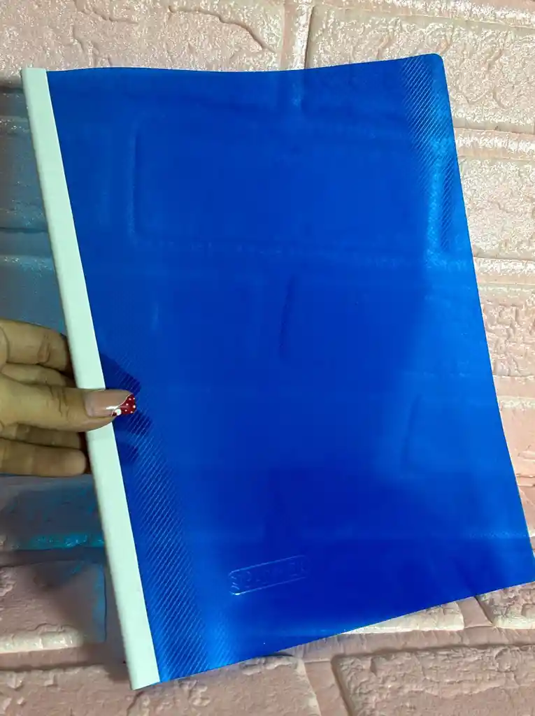 Carpeta Bisel Carta Azul