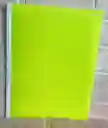 Carpeta Bisel Carta Amarilla Neon