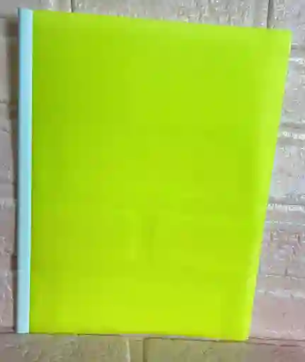 Carpeta Bisel Carta Amarilla Neon