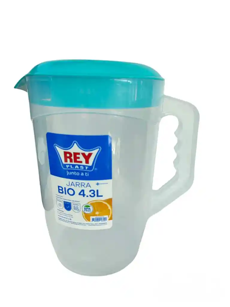 Jarra Bio Plastica Capacidad 4,3 Litros Rey Plast