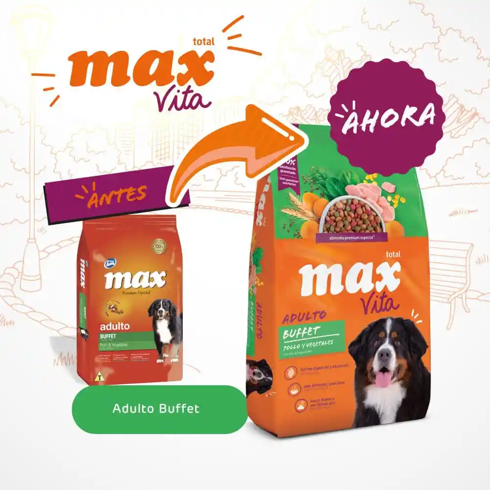 Max Alimento Para Perro 2 Kg Max Para Perros Buffet Max Para Perro 2 Kg Max Para Mascotas