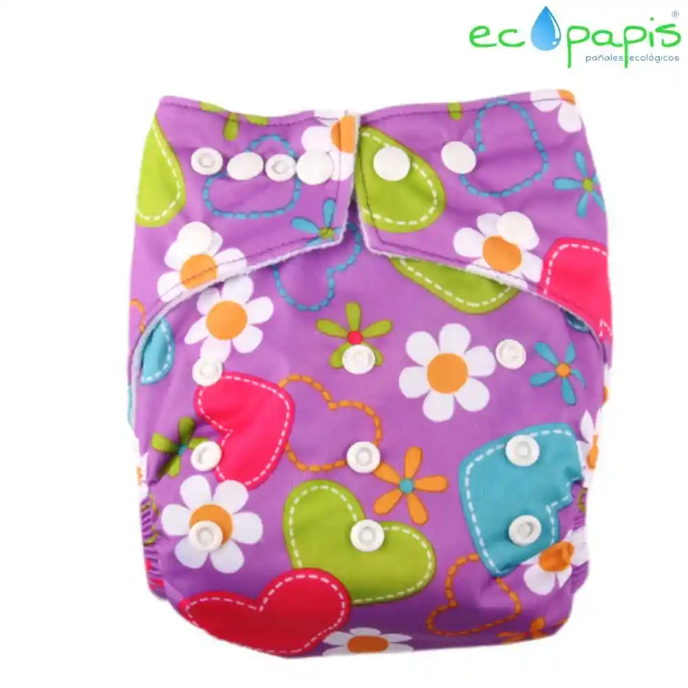 Pañal Ecologico Graduable 12/48 Meses + Absorbente 9 Capas Bambu