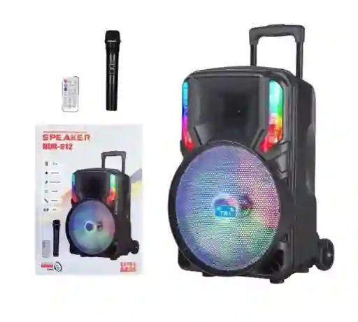 Cabina De Sonido De 12" Cabina Recargable, Parlante 12