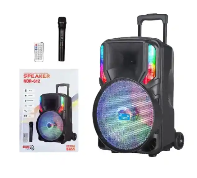 Cabina De Sonido De 12" Cabina Recargable, Parlante 12