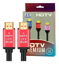 Cable Hdtv Hdmi 4k 2k Alta Definición De 1.5 Metros