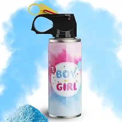 Extintor Revelación De Genero Humo Azul