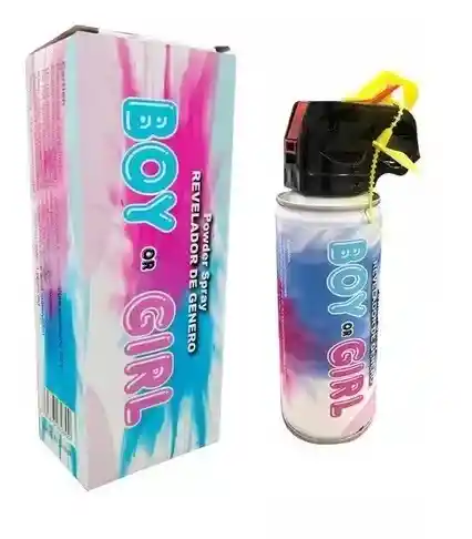 Extintor Revelación De Genero Humo Azul