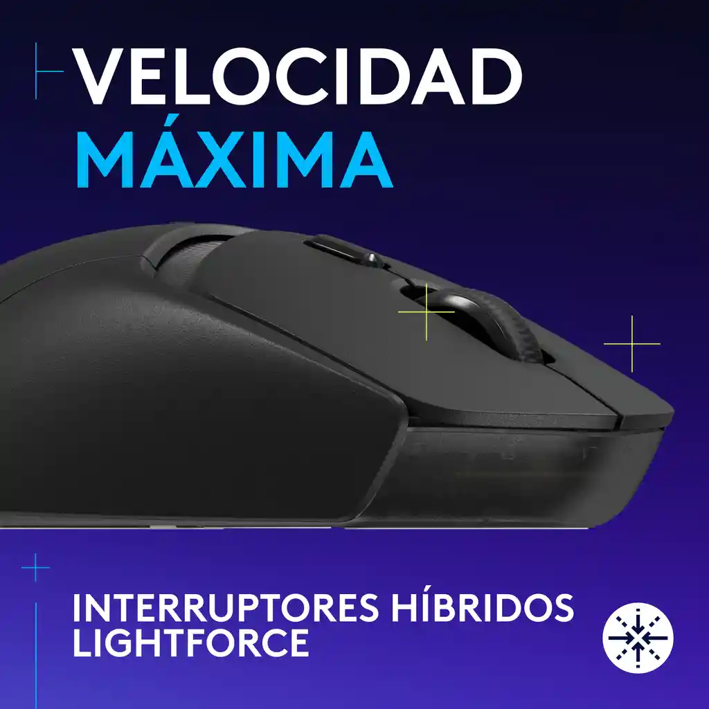 Mouse Gamer Inalámbrico Logitech G309 Lightspeed Negro