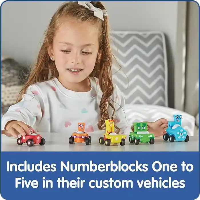 Juego Educativos De Vehículos Miniaturas Numberblocks Niños Agregar A Favoritos