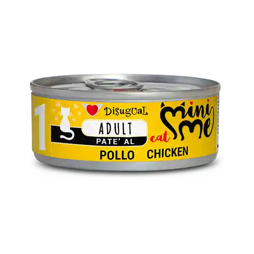 Disugual Cat Mini Me - N1 Pollo Lata Por 85 Gr