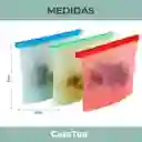 Bolsas Silicona Hermeticas Alimentos Casatua Set X 3