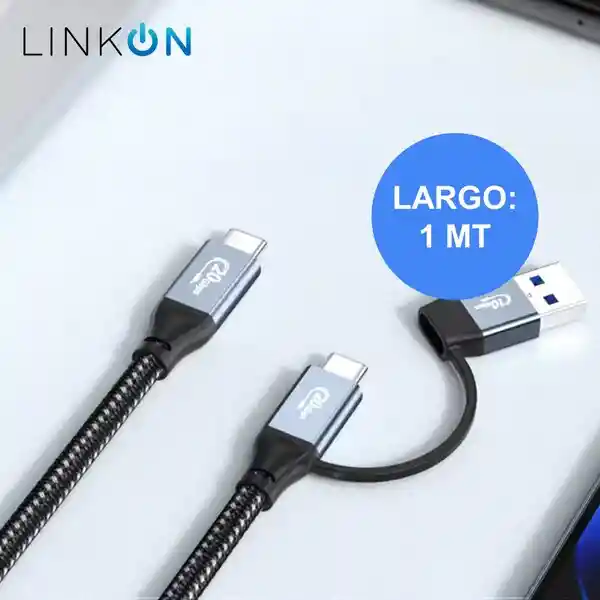 Cable Adapador Linkon C A C Con Adaptador Usb C A 3.0