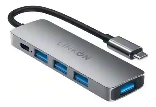 Hub Adaptador Usb C Multipuerto 5 En 1