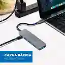 Hub Adaptador Usb C Multipuerto 5 En 1