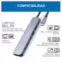 Hub Adaptador Multipuerto Usb C 7 En 1 Linkon