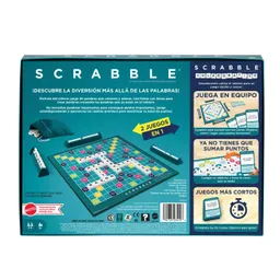 Juego De Mesa Scrabble Edición 2 En 1 Para La Familia