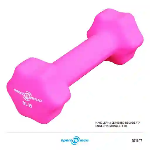 Mancuernas En Neopreno 3 Libras Par