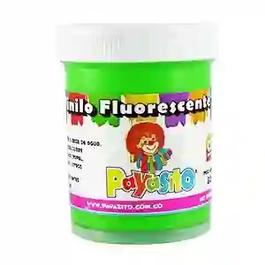 Pintura Vinilo Payasito Color Verde Fluorescente X Unidad De 80g Pinturas Vinilo