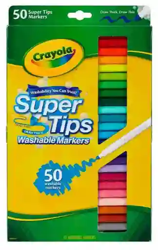 Marcador Super Tips X50 Crayola