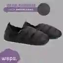 Pantuflas Unisex Weps Antideslizantes - Negro - Talla 37