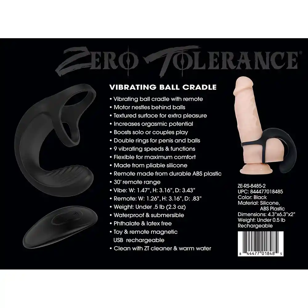 Anillo Vibrador Cuna Zero Tolerance