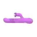 Vibrador Doble Estimulación Arya Telescopic Rotation Tongue