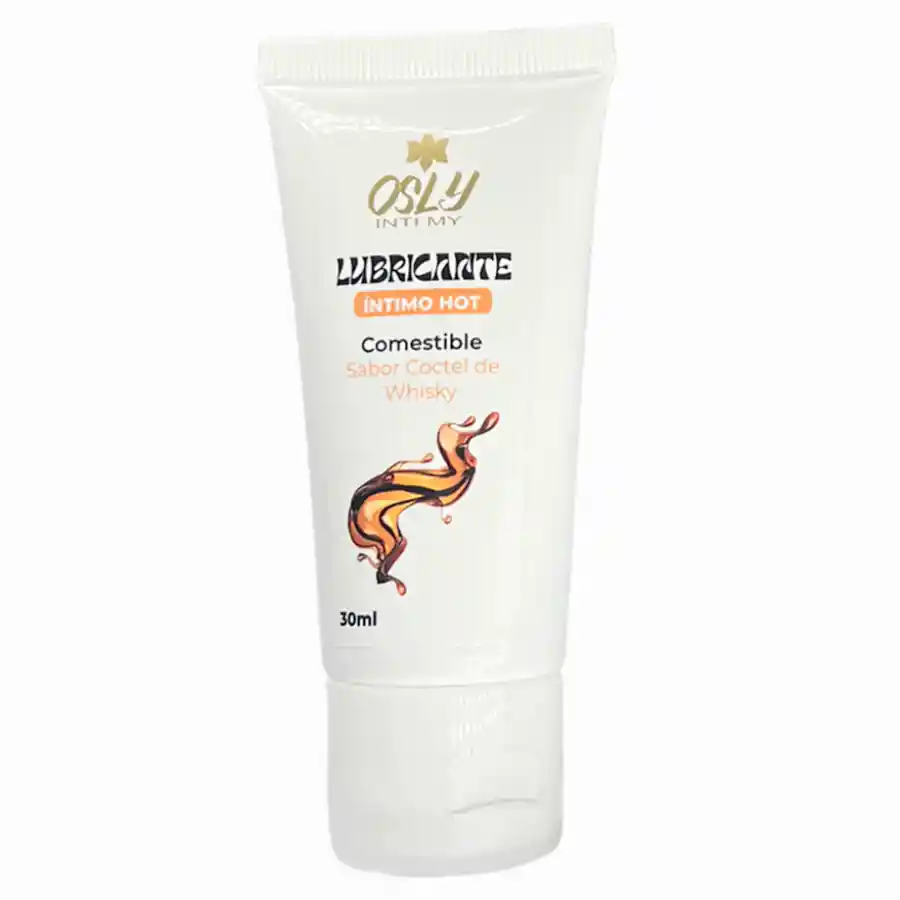 Lubricante Íntimo Hot Sabor Cóctel De Whisky X30ml Osly