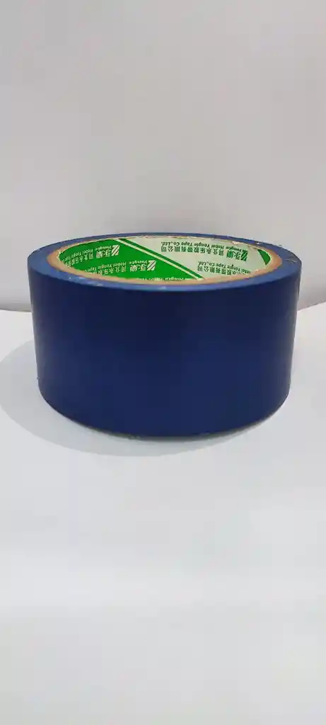 Cinta Demarcación Adhesiva Plástica Para Delimitar Color Azul