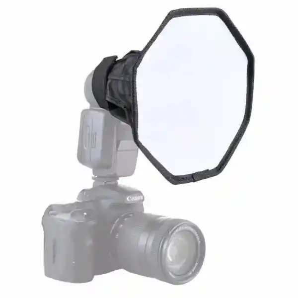 Difusor Para Flash Softbox Octogono 20 Cm Canon Nikon