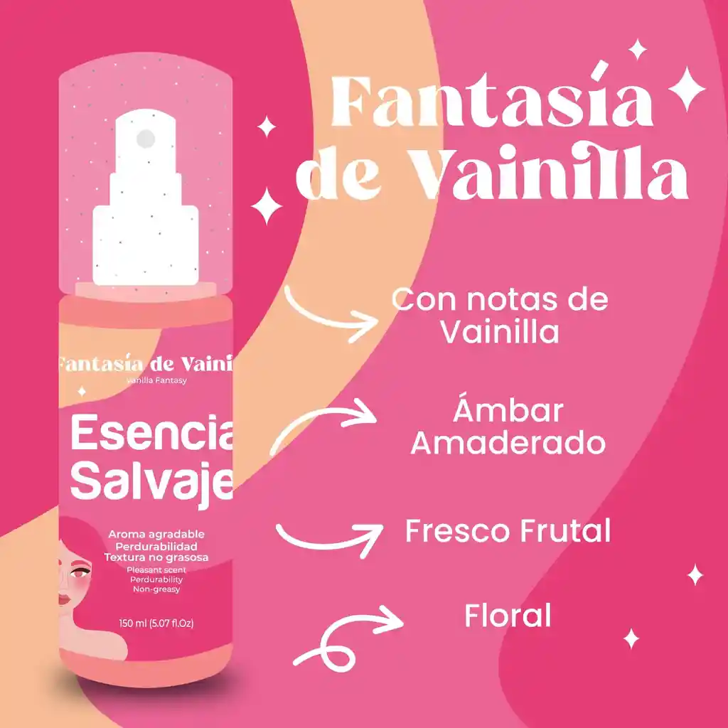 Perfume Capilar Fantasia De Vainilla