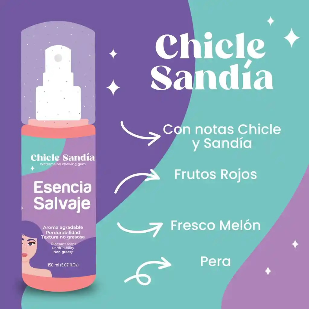 Perfume Capilar Chicle Sandia
