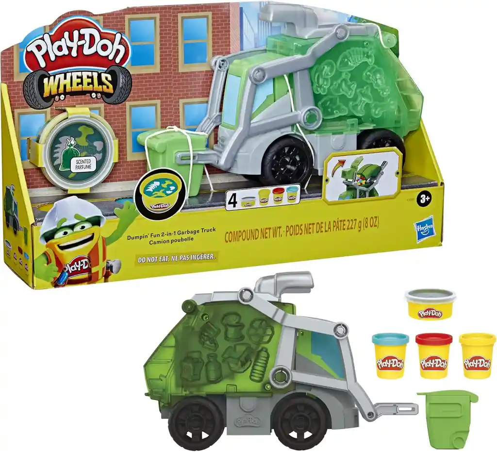 Juguete Camión Recolector De Basura Play Doh Para Niños