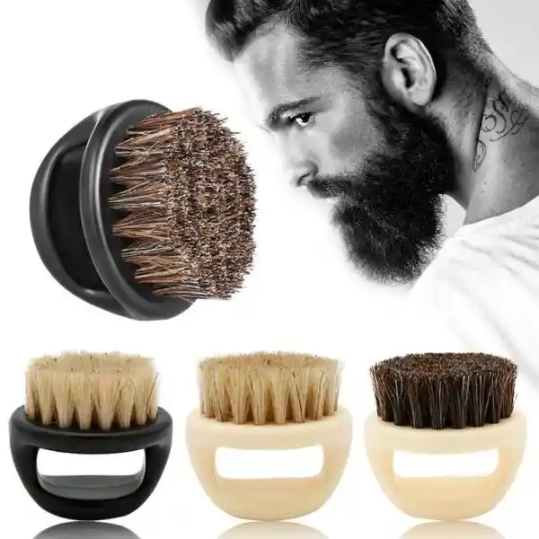 Cepillo Para Barba Barbero Beige