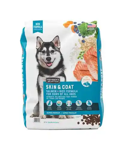 Alimento Para Perros Salmon Y Arroz 30 Lbs Members Selection Alimento Para Mascotas Cuidado De Piel Y Pelaje 30 Lbs Omega 3 Y 6