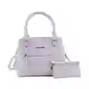 Bolso De Mano Textura Líneas Con Cartera