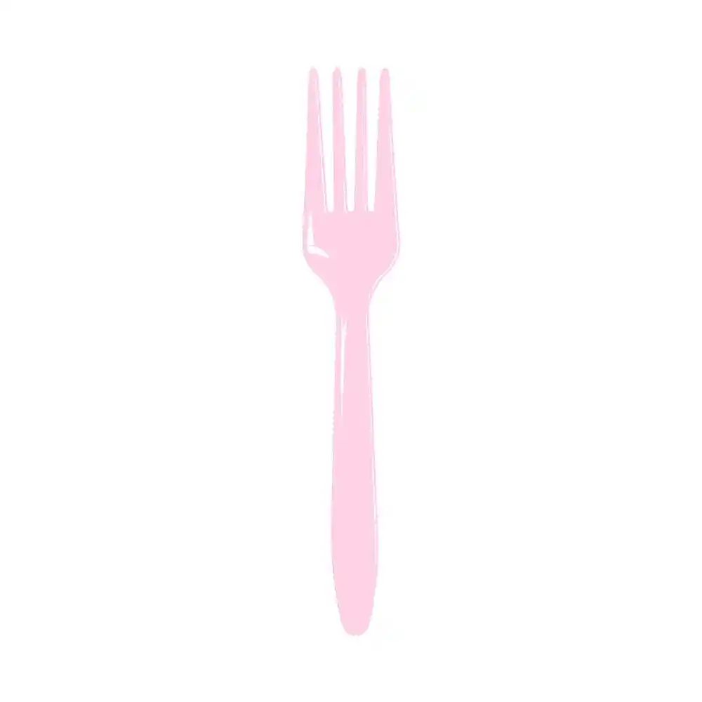 Tenedor Oxo Biodegradable Color Rosado