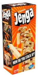 Juego De Mesa Jenga Clásico De Madera Para La Familia