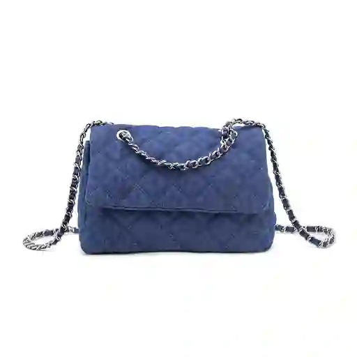 Bandolera En Denim Con Costuras Piramidales