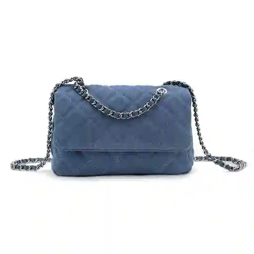 Bandolera En Denim Con Costuras Piramidales