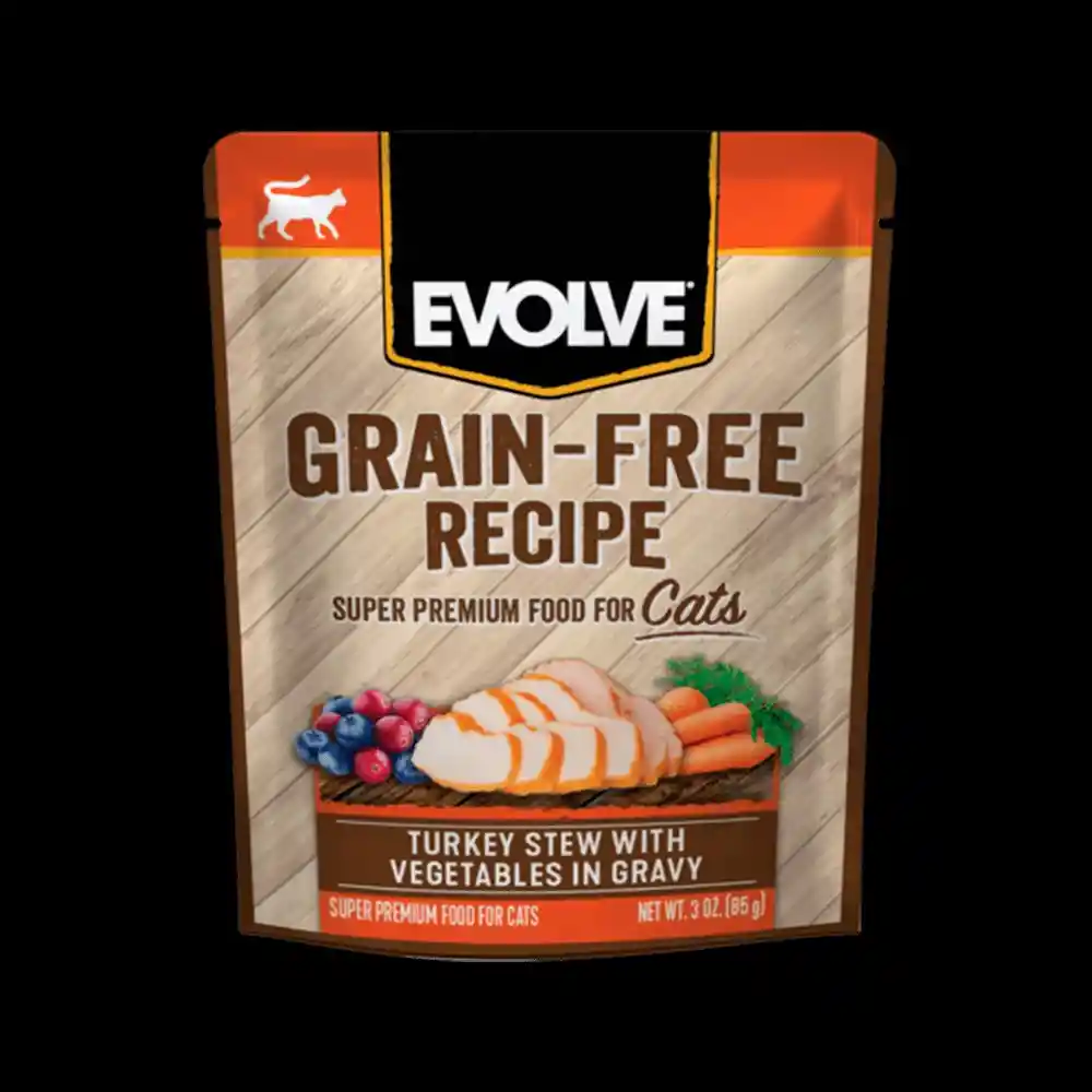 Evolve Cat Grain Free Pouch Pavo Y Vegetales 85 Gr